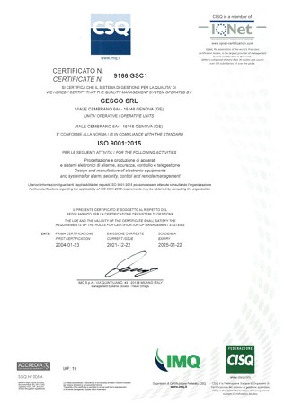 Certificato CSQ